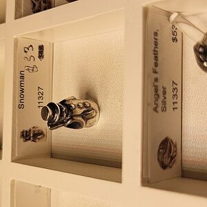Trollbeads Sterling Silver Snowman Bead
